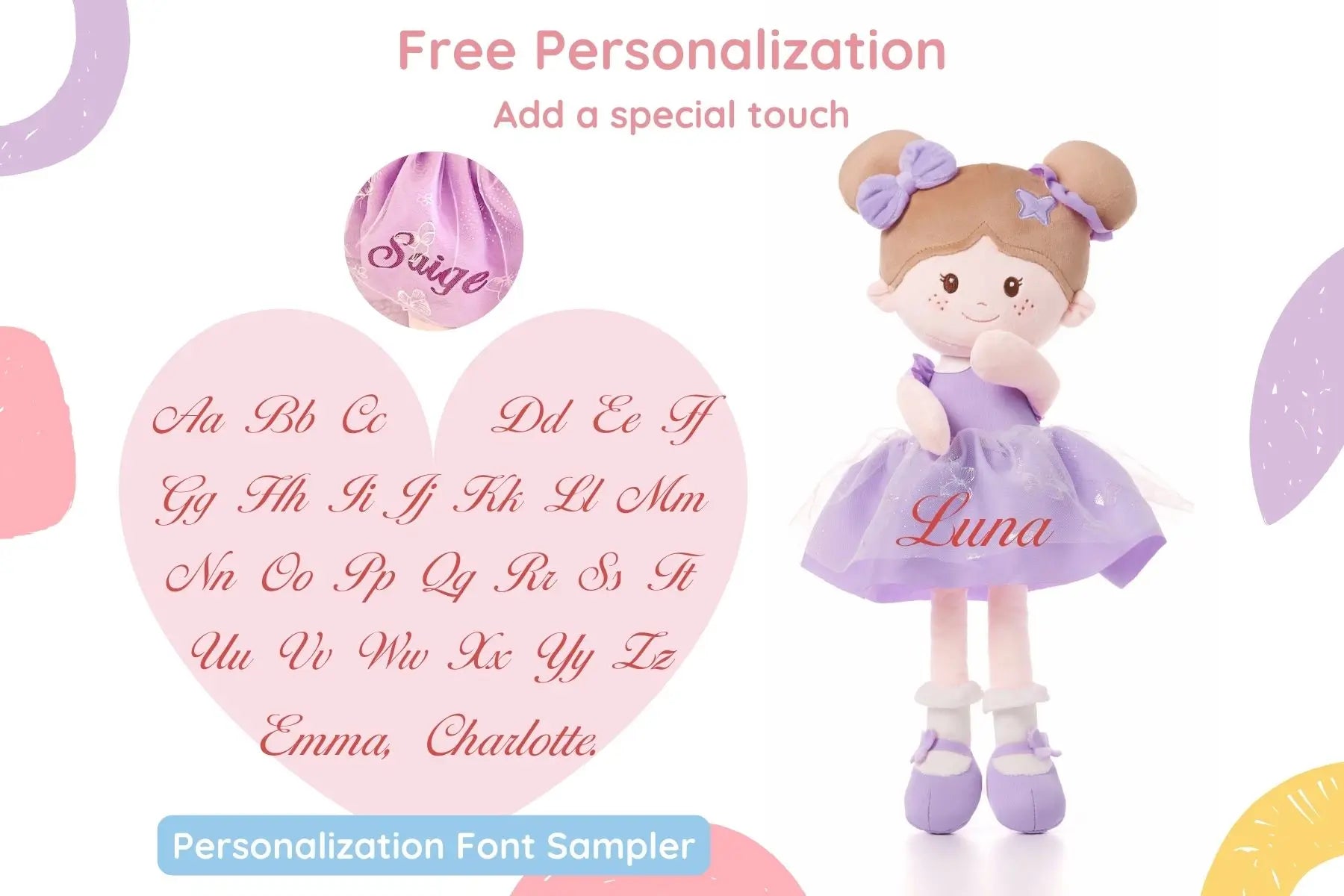 Personalized Soft Leya Doll for Kids