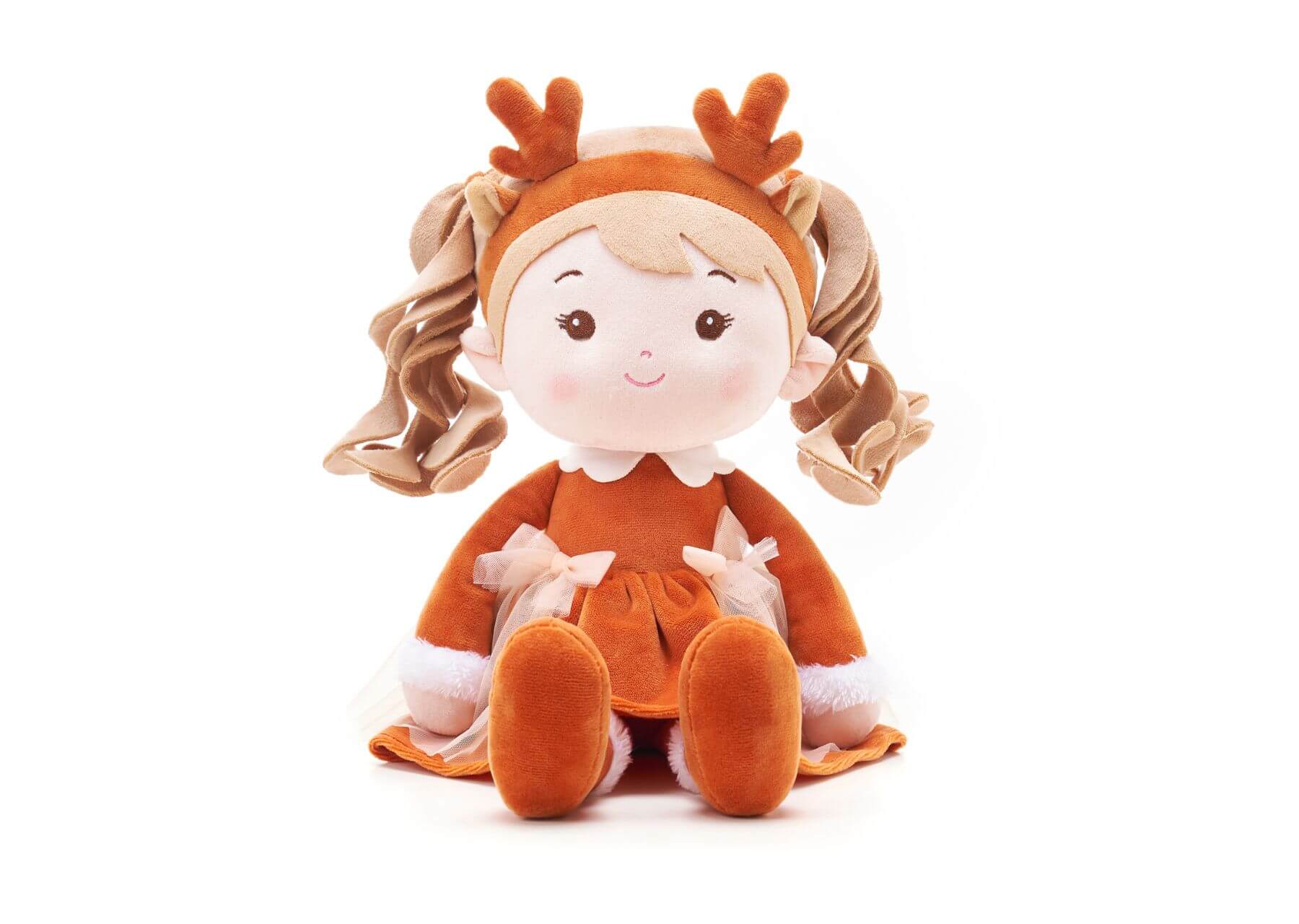 【PRE-ORDER】Personalized Reindeer Girl - Leya Doll