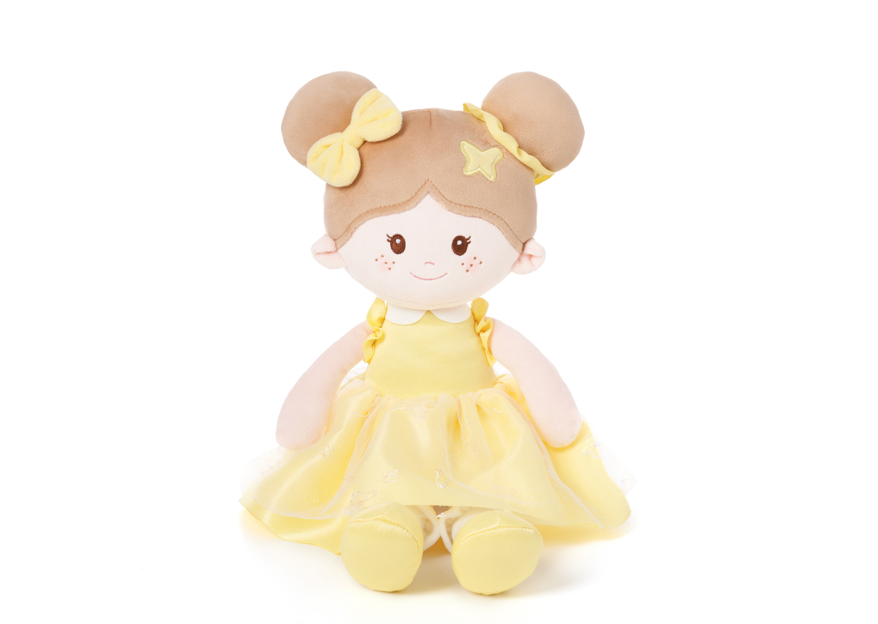 【PRE-ORDER】Personalized Butterfly Girl - Yellow - Leya Doll